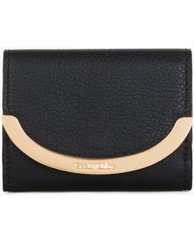 See By Chloé Mini Lizzie Trifold Wallet - Black
