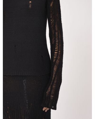 Chloé Fitted Mock-neck Sweater - Black