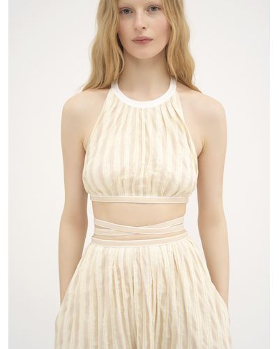 Chloé Two-part Backless Dress - Natural