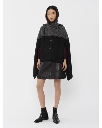 See By Chloé Two-tone Cape - Black