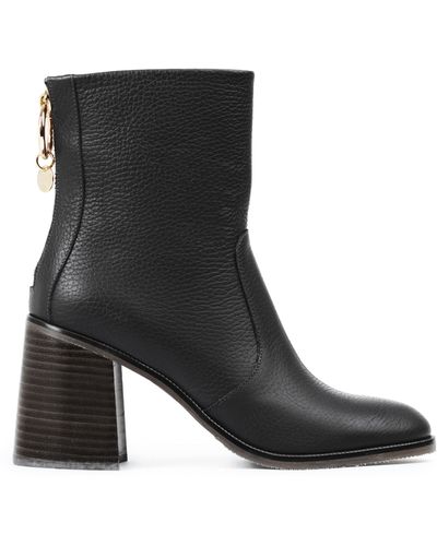 See By Chloé Aryel Heeled Ankle Boot - Black