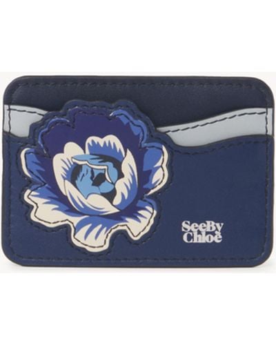 See By Chloé Layers Card Holder - Blue