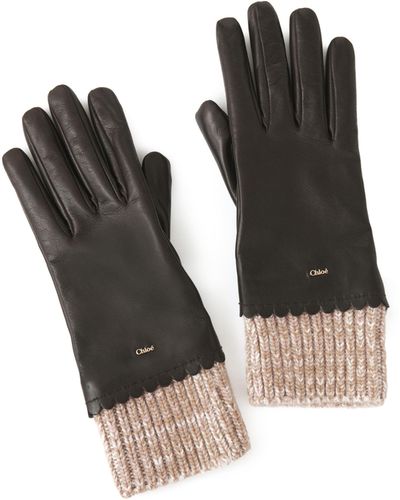 Chloé Jamie Gloves - Black