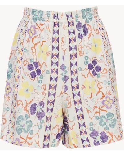 See By Chloé Printed Boxer Shorts - White