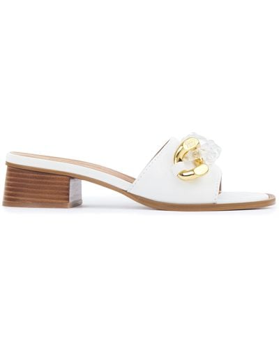 See By Chloé Monyca Heeled Mule - White
