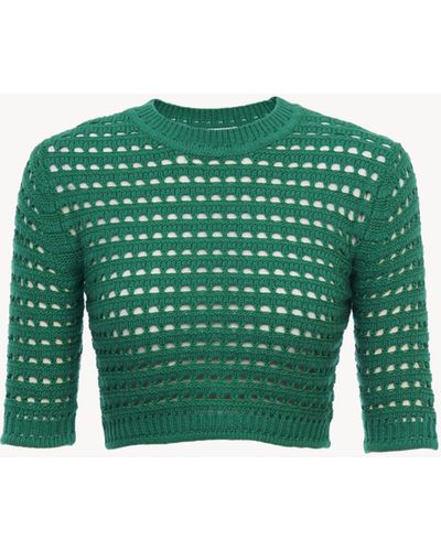 See By Chloé Chunky Knit Blouse - Green