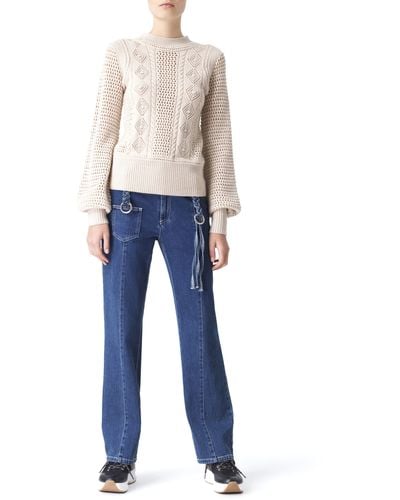 See By Chloé Balloon-sleeve Sweater - Blue