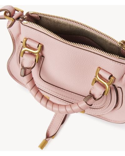 Chloé Marcie Mini Double Carry Bag - Pink