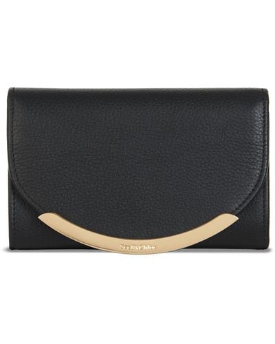 See By Chloé Lizzie Compact Wallet - Black