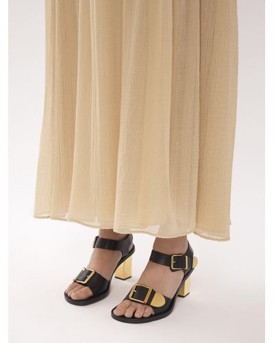 Chloé Flared Long Skirt - Natural