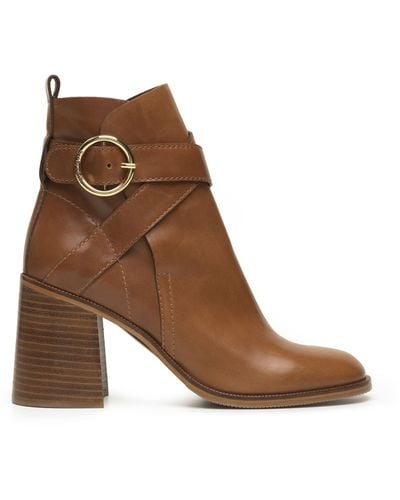 See By Chloé Lyna Ankle Boot - Brown