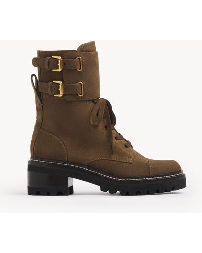 See By Chloé Mallory Biker Boot - Brown