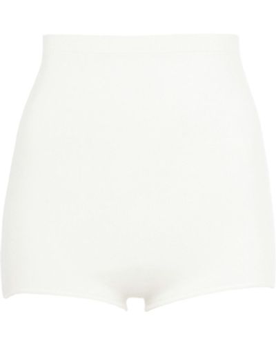 Chloé High-waisted Mini Shorts - White
