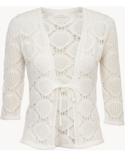 See By Chloé Open Stitch Cardigan - White