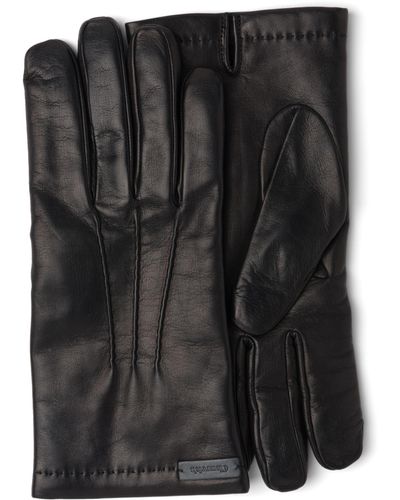 Church's Nappa Leather Gloves - Black