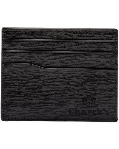 Church's St James Leather 6 Card Holder - Black