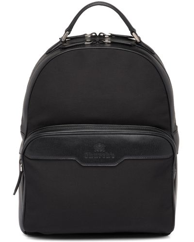 Church's St James Leather Tech Backpack - Black
