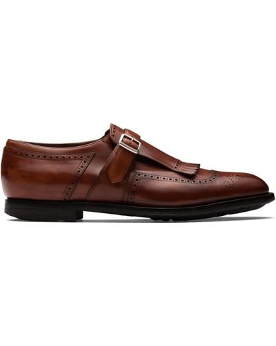 Church's Decò Calf Leather Monk Strap Loafer - Brown