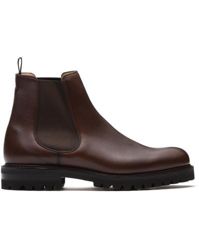 Church's Soft Grain Leather Chelsea Boot - Brown