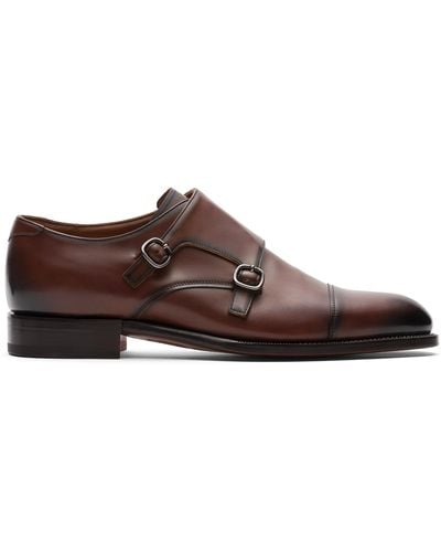 Church's Doha Leather Monk Strap - Brown