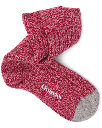 Church's Cashmere Socks - Red