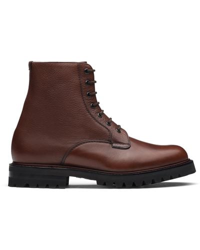 Church's Soft Grain Lace-Up Boot - Brown