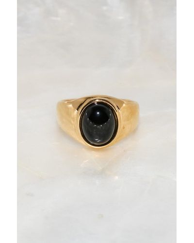 Chvker Jewelry Obsidian Ring - Multicolor