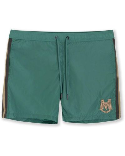 Moncler Branded Swimshorts - Green