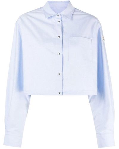 Moncler Cotton Shirt - Blue