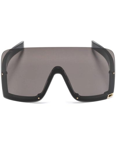 Gucci Mask Frame Sunglasses - Grey