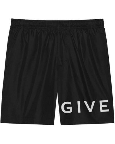 Givenchy 4 G Logo Swimshorts - Black