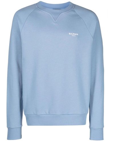Balmain Flock Sweatshirt - Blue