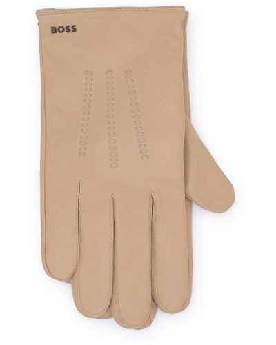 BOSS Hainz5 Gloves - Natural