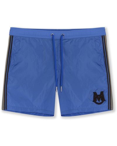 Moncler Branded Swimshorts - Blue