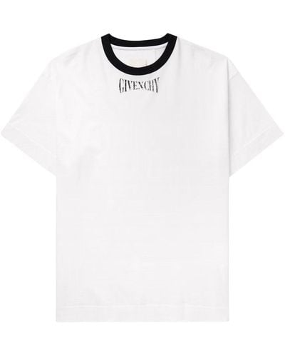 Givenchy 4 G Cotton T Shirt - White
