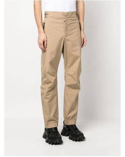 3 MONCLER GRENOBLE Cotton Trousers - Natural