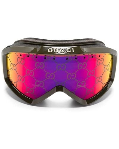 Gucci Webbing Ski Glasses - Pink