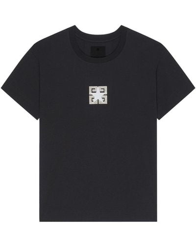 Givenchy Over Fit Cotton T Shirt - Black