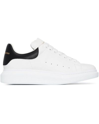Alexander McQueen Oversize Sole Black Back Trainers - White