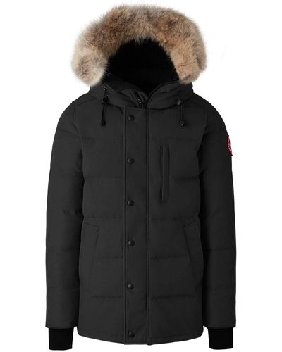 Canada Goose Carson Parka Fusion Fit With Fur - Black