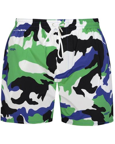 DSquared² Camo Swimshorts - Green