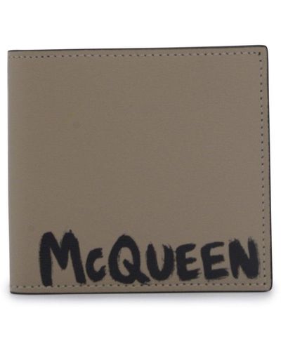 Alexander McQueen Soft Leather 8cc Billfold - Brown