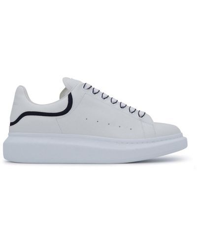 Alexander McQueen Oversize Sole New Tech Leather Trainers - Grey