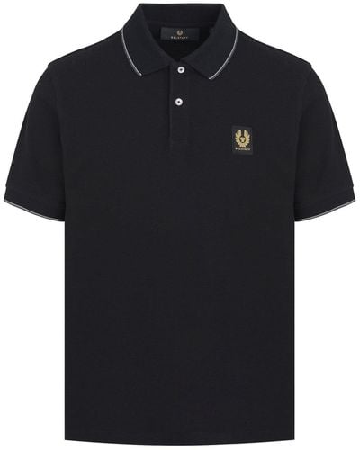 Belstaff Double Tipped Polo - Black