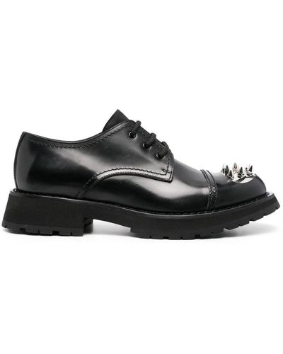 Alexander McQueen Low Studed Shoes - Black