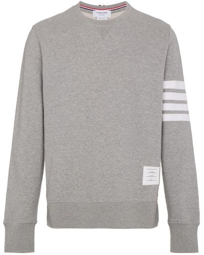 Thom Browne Classic 4 Bar Sweatshirt - Grey