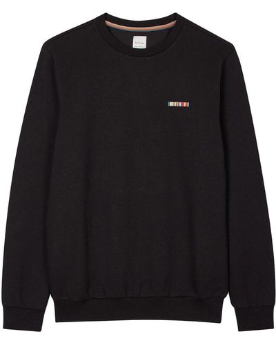 Paul Smith Chest Embroidery Sweatshirt - Black