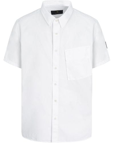 Belstaff Scale Short Sleeve Shirt - White