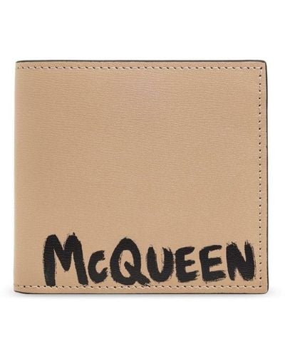 Alexander McQueen Soft Leather 8cc Billfold - Brown