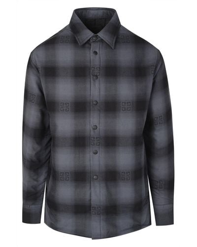 Givenchy Over Print Ls Overshirt - Multicolour